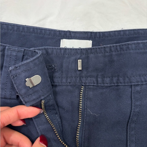 Aritzia Navy Cargo Pants - Picture 4 of 8